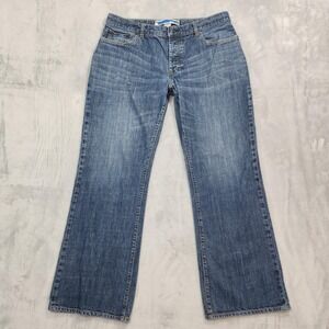 Vintage Gap 1969 Boot Fit Jeans Mens 38x32 Blue Medium Wash Button Fly Bootcut